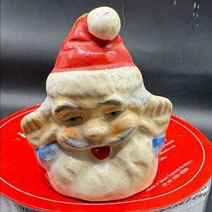 Vintage Santa Bell Japan ornament
